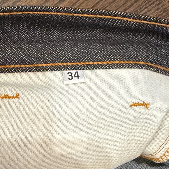 Gustin Men's Dark Indigo Straight Jeans - Picture 6 of 6